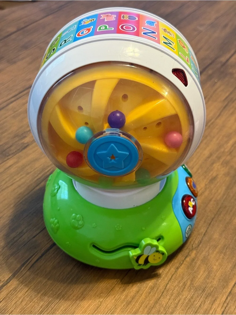 Leapfrog Spin & Sing Alphabet Zoo Animal Toy Educational Light-Up Ball